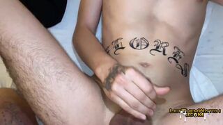 Hung Tatted Latino breeds constricted twink LetThemWatch - 9 image