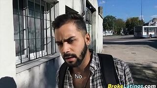 Latino Tourist Takes Cock Bareback For Money - 1 image