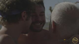Sexy Grandpapa Hooks Up With Homosexual Porn Stars - 2 image