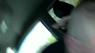 Gay Car Blowjob with Verbal Orgasm - 9 image