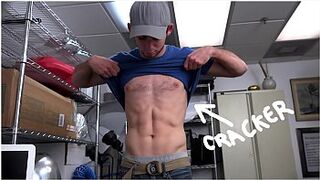 FUCK YOU CRACKER - New Hiree Toby Showing Off His Abs, Gets Big Black Dick In His Ass - 1 image