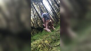 Daddy Bottom gets a fucking in woods - 6 image