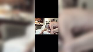 Pig dude rides dads raw hard cock - 1 image