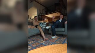 DAD AND DUDE Q&A ends up with KISS DEEPTHROAT CUM - 3 image