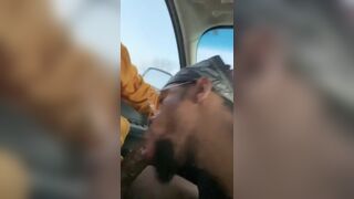 Sucking Dick in the Car - 2 image