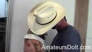Outback Aussie Cowboy And Hawt Unshaved Top Engulf - 3 image