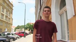 CZECH HUNTER 449 - Twink Assents to receive his Booty Screwed Raw for a Fine Sum of Money - 2 image