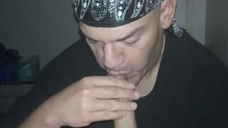 My straight homie finally gives in and lets me worship that dick! - 10 image