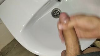 Masturbating in the bathroom until I cum - 4 image