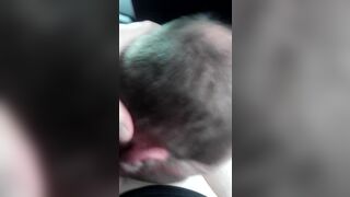 Old Man Suck my Balls during I Cum on his Face - 2 image