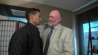 Mighty Fuck -70 Year old Handsome Daddy Flip Flopping with Young Lad - 2 image