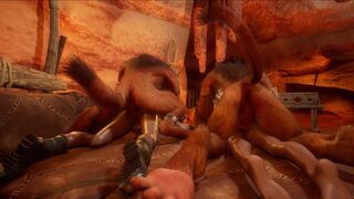 Two prisoners being devoured by monster cocks 3D - 9 image