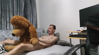 Compilation of very skinny cute teen fucking and getting fucked by his teddy bear - 14 image