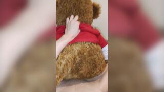 Compilation of very skinny cute teen fucking and getting fucked by his teddy bear - 8 image