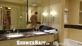 ShowerBait Str8 guy taking advantage of in this shower fuck - 1 image