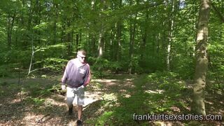 Two Horny Studs Cruise for Dick and Fuck in the Woods - 1 image