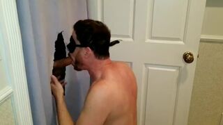 Compilation of me Orally Servicing Guys at my Gloryhole 2019 - 1 image