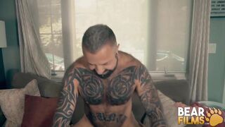 BEARFILMS Inked Kitten Bear Rimmed and Pounded by Daddy - 12 image