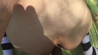 In public, Femboy sucks my healthy cock and caresses my foreskin - 6 image