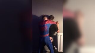 Spider man dominates British bi chav - 15 image