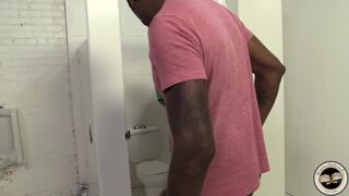 Aiden Parker Fucks A Black Guy In A Restroom - 10 image