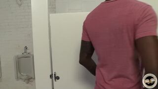 Aiden Parker Fucks A Black Guy In A Restroom - 4 image