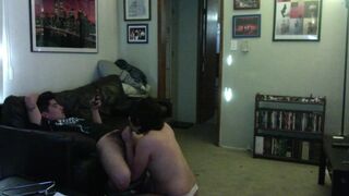 Anonymous latino top comes by and gets his big dick suck serviced & worshipped by masked cocksucker - 13 image