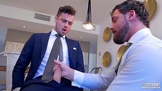 LOGAN MOORE PUNISH HIS ROOMMATE TO BORROW IS SUIT WITHOUT ASKING - 1 image