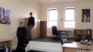 Office Anal with Young Gays Dan Jenkins and Scott Williams - 2 image