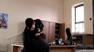 Office Anal with Young Gays Dan Jenkins and Scott Williams - 6 image