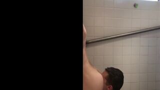 Twink and Jock Blow Loads in the Shower - 8 image