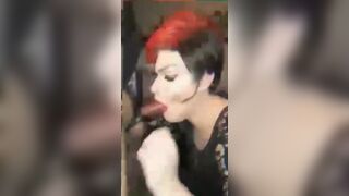 Red Haired drag queen goes all the way - 2 image
