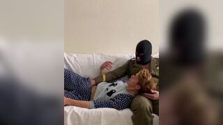 Military BIG COCK Woke up his YOUNG SON to have Sex - Galiel Swan - 2 image