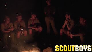 Cute guys make out then acquire screwed raw by hung scoutmaster - 2 image