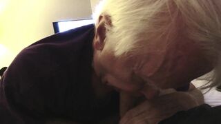 Grandpa Gets Another Load of Cum in His Mouth, Yum - 6 image