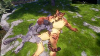 Wild Life - Sex Furry Tiger vs Wolf - 3 image