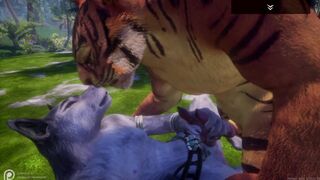Wild Life - Sex Furry Tiger vs Wolf - 5 image