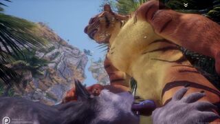 Wild Life - Sex Furry Tiger vs Wolf - 6 image