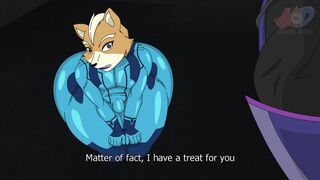 Star Suit Fox (Original) HYPER COCK, ASS GROWTH, GAY FURRY - 4 image