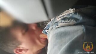 Sucking Hot Buddy in the Parking Lot - 15 image