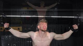 Bondage Master Deepthroats Inexperienced Muscle Stud Jesse Stone After Whipping Him - BDSM - 12 image