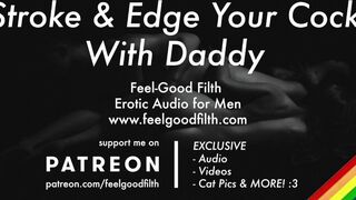 DDLB Roleplay: Jack Off & Edge your Ramrod with Dad (JOI) (Gay Bawdy Talk) (Erotic Audio for Males) - 2 image