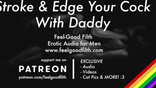 DDLB Roleplay: Jack Off & Edge your Ramrod with Dad (JOI) (Gay Bawdy Talk) (Erotic Audio for Males) - 3 image