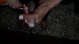 While rubbing the big black pen on the bed. - 4 image