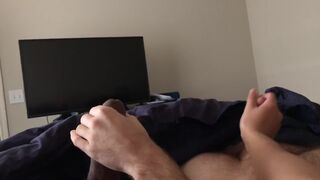 Both Waking Up With Morning Wood & Sucking His Cock Until He Explodes - 2 image