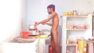 Hot boy Rajeshplayboy993 Cooking video part 2. Fingering in the ass, masturbating big nice cock - 12 image