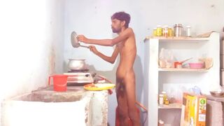 Hot boy Rajeshplayboy993 Cooking video part 2. Fingering in the ass, masturbating big nice cock - 13 image