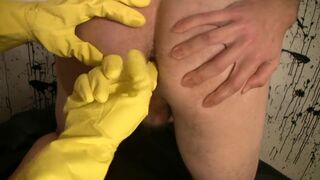 Silly gay jerking cock, fellatio, pumping and furious spunk flow compilation - 14 image