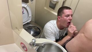 On the Train took me to the Toilet and Fucked me in the Mouth - 10 image