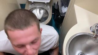 On the Train took me to the Toilet and Fucked me in the Mouth - 6 image